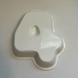 Plastic Number 4 Cake Mold